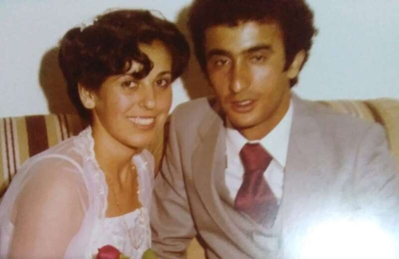 Carmen Yedra y Silvestre Ojeda, el día de su boda/TA.